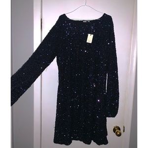 GAP Sparkly Blue Dress